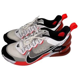 Nike Force Zoom Trout LTD Turf Baseball White Crimson CZ5916-105 Men’s size 9